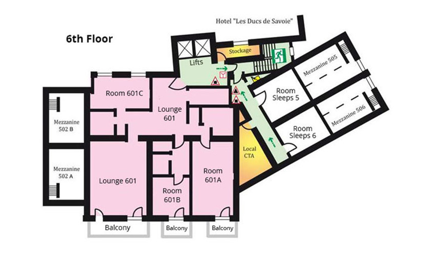 Hotel Le Savoie (Family) Val d’Isere Floor Plan 3